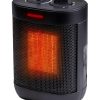 Comfort Zone 1500W Compact Electric Space Heater with Thermostat