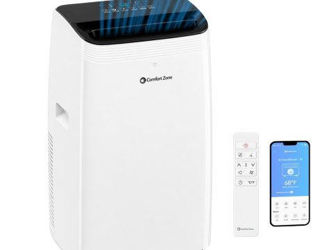 Comfort Zone 8,000 BTU WiFi Portable AC Unit & Fan