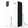 Small 98 OZ Dehumidifier for Home, Quiet with Drain Hose