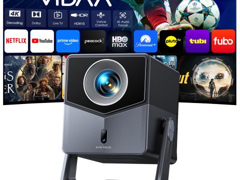 Smart Projector 4K: Dolby, Voice Control, WiFi6, Short Throw