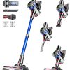 HFFLH 600W Cordless Vacuum Cleaner with Touch Screen & Self-Standing