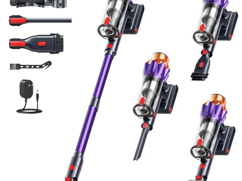 Powerful Cordless Vacuum Cleaner with 60Mins Runtime and LED Display
