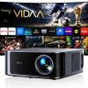 VIDAA 4K Outdoor Projector with WiFi6, Bluetooth, and HDR10