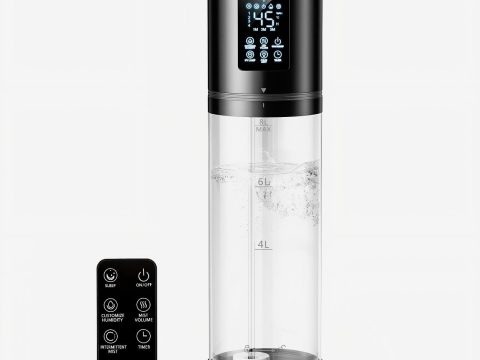 Clear Tank Cool Mist Humidifier with Color Lights