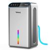 CT6-Light Black Small Quiet Dehumidifier for Home, 1000 sq ft