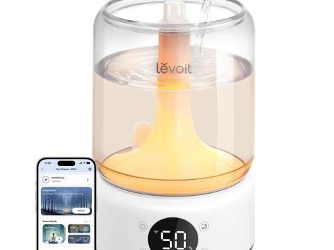 Levoit Humidifier: Smart Control, 36H, Dual Filters, Baby Safe