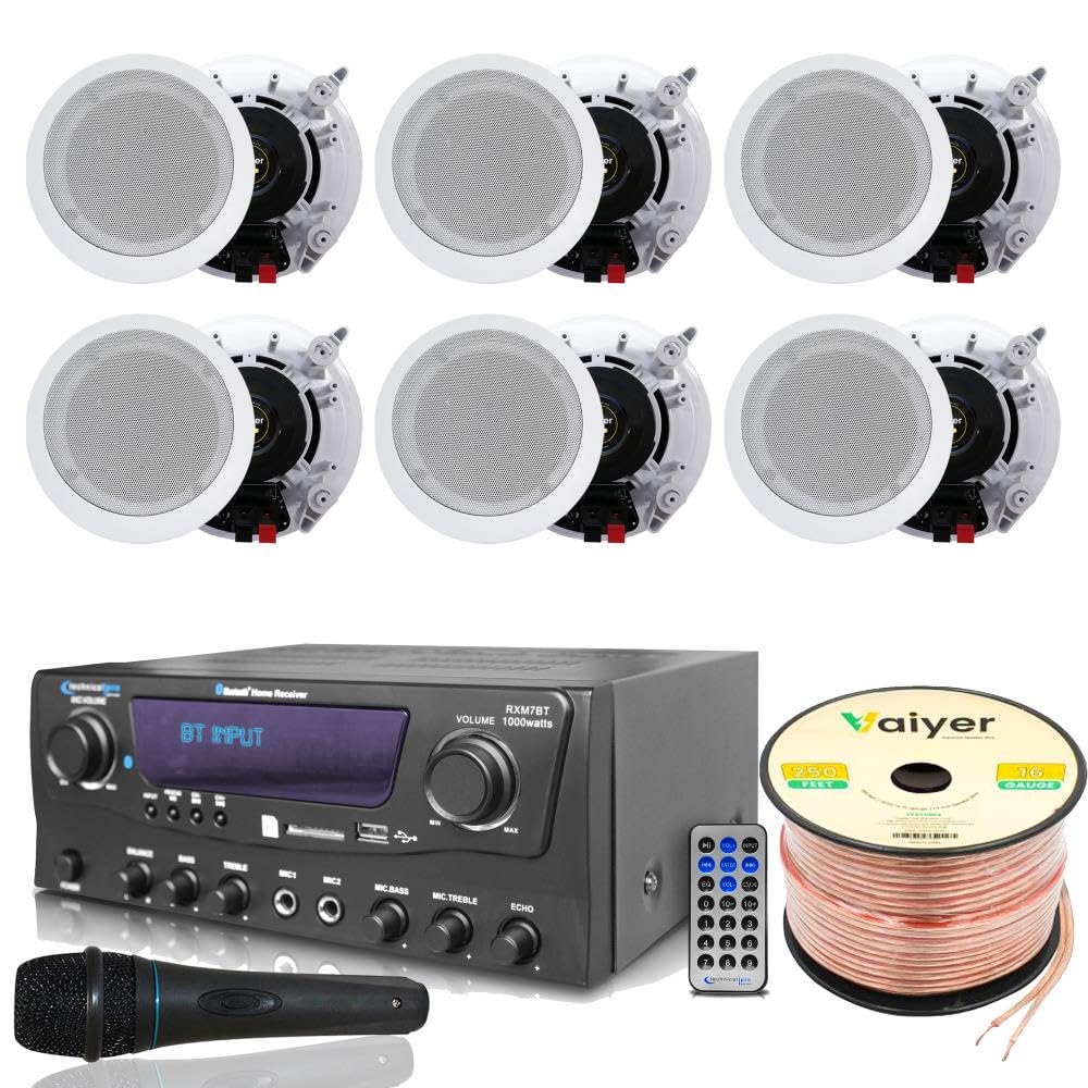 Technical Pro 1000W Home Theater System with Bluetooth Receiver