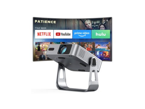 VISSPL Smart 4K Projector with WiFi, Bluetooth, Dolby Audio