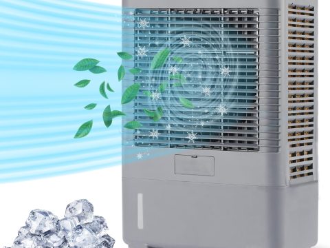 YougetTech 37" Portable Swamp Cooler with 120° Oscillation