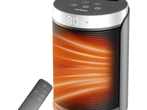 AUBKN Portable Electric Space Heater with Remote and Timer