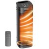 Electric Space Heater 1500W with Thermostat and Remote Control