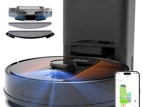 Robot Vacuum: 6000Pa Self-Emptying, LIDAR, Alexa Control, 90 Days