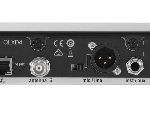 Shure QLXD4 Single Channel Receiver for QLX-D Systems