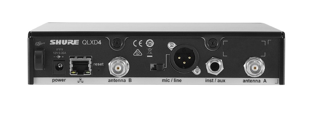Shure QLXD4 Single Channel Receiver for QLX-D Systems