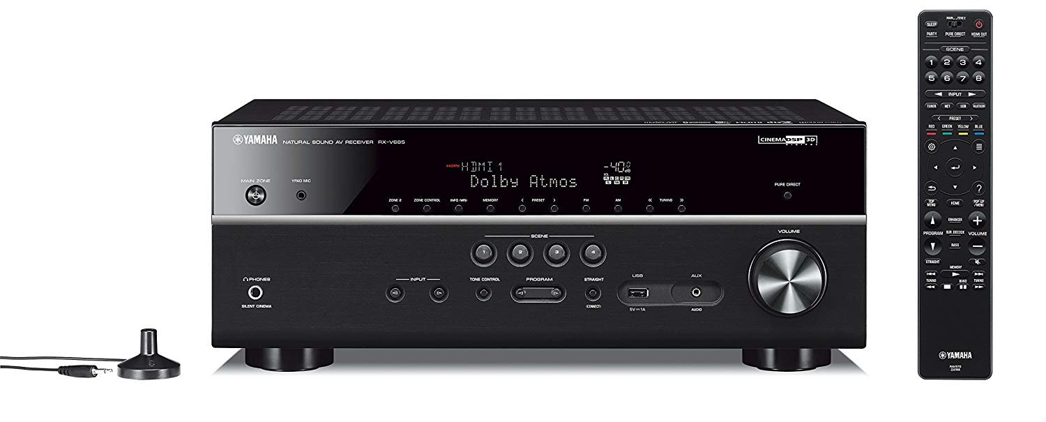 Yamaha RX-V685 7.2-Channel AV Receiver with MusicCast Feature