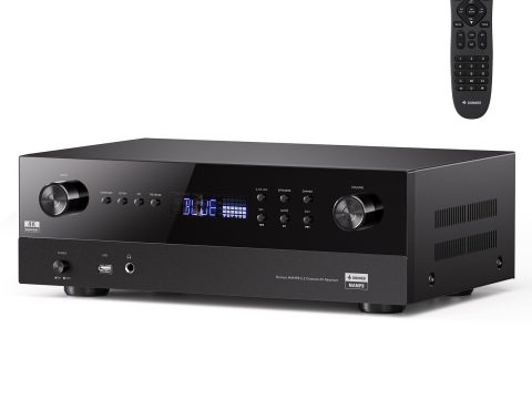 Donner 5.2 Channel AV Receiver with HDMI, Bluetooth, USB