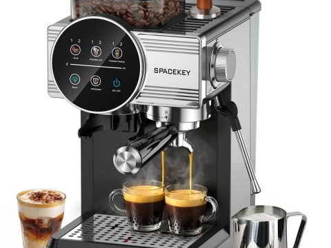 Espresso Machine: Grinder, Frother, 30 Settings, Touch Screen