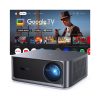 HAPPRUN 3000 ANSI 4K Outdoor Projector with Google TV