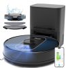 Smart Robot Vacuum Mop: 6000Pa, Self-Emptying, Wi-Fi Control