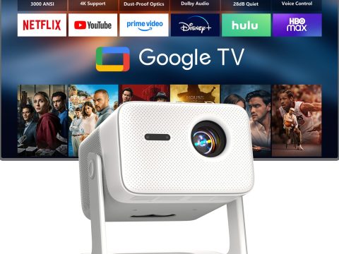 VOPLLS 4K Outdoor Projector with WiFi and Bluetooth